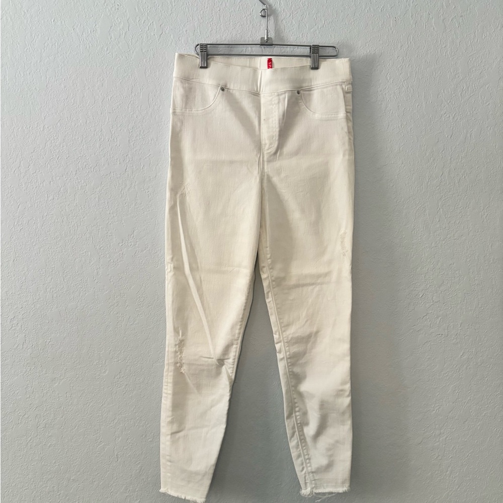 SPANX Cream High-Waisted Pants